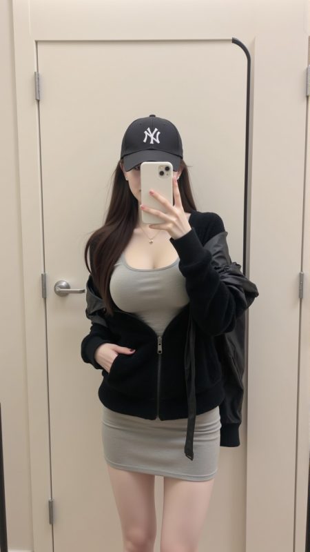 Flux_LoRA_美女室内对镜不露脸自拍-G站- AI精品资源站