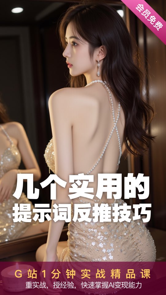 你还不会提示词倒推？这里站长教你几个非常实用的技巧，马上小白变高手（会员免费）-G站- AI精品资源站