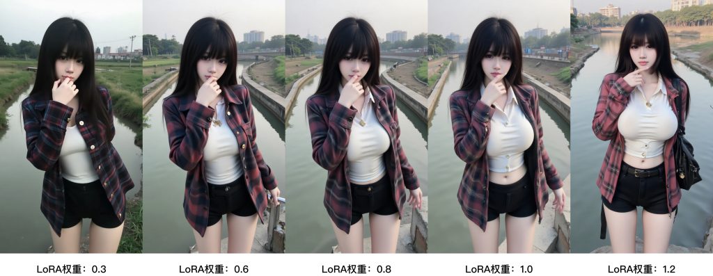 图片[1]-LoRA_Flux_极品身材调节｜完美身材｜大雷&蜂腰&蜜桃臀-G站- AI精品资源站