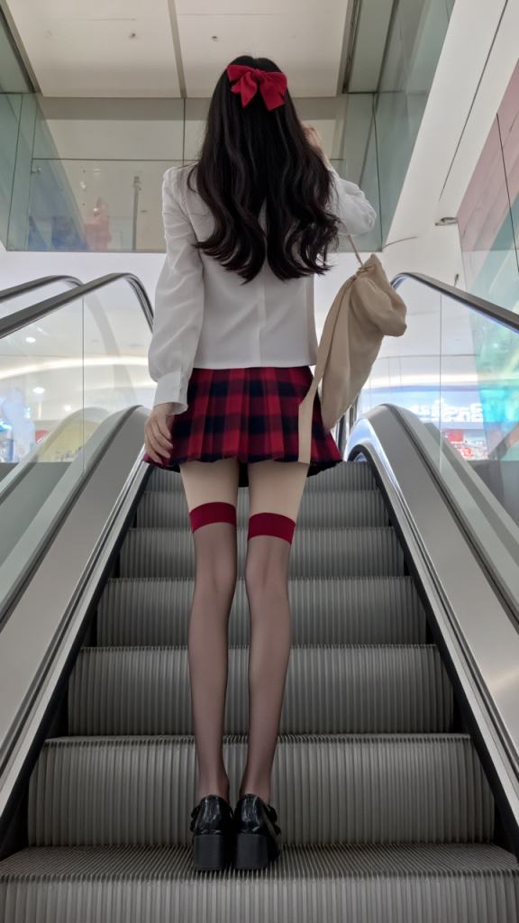 图片[2]-扶梯上的美女-G站- AI精品资源站
