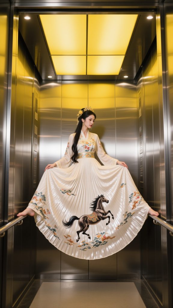 图片[3]-LoRA_Flux_古装汉服美女电梯叉腿-G站- AI精品资源站