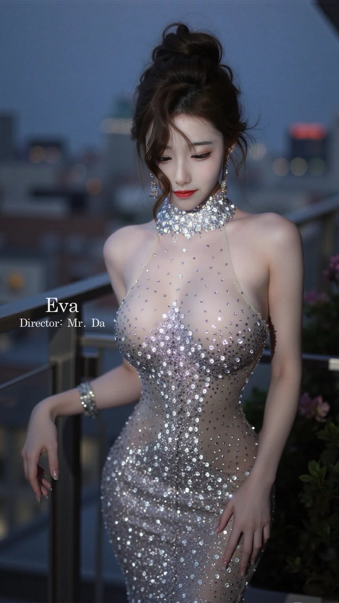 Eva夏娃 晚礼服试装，你能扛着住吗？-G站- AI精品资源站