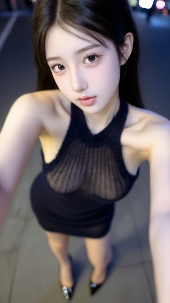 图片[7]-黑裙子裹着她，像裹着一杯没开封的烈酒，瓶身上的光，晃得你眼晕，也晃得你心痒-G站- AI精品资源站
