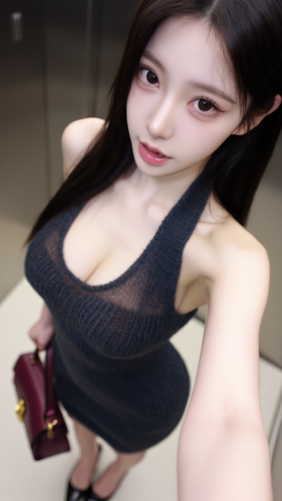 图片[4]-黑裙子裹着她，像裹着一杯没开封的烈酒，瓶身上的光，晃得你眼晕，也晃得你心痒-G站- AI精品资源站