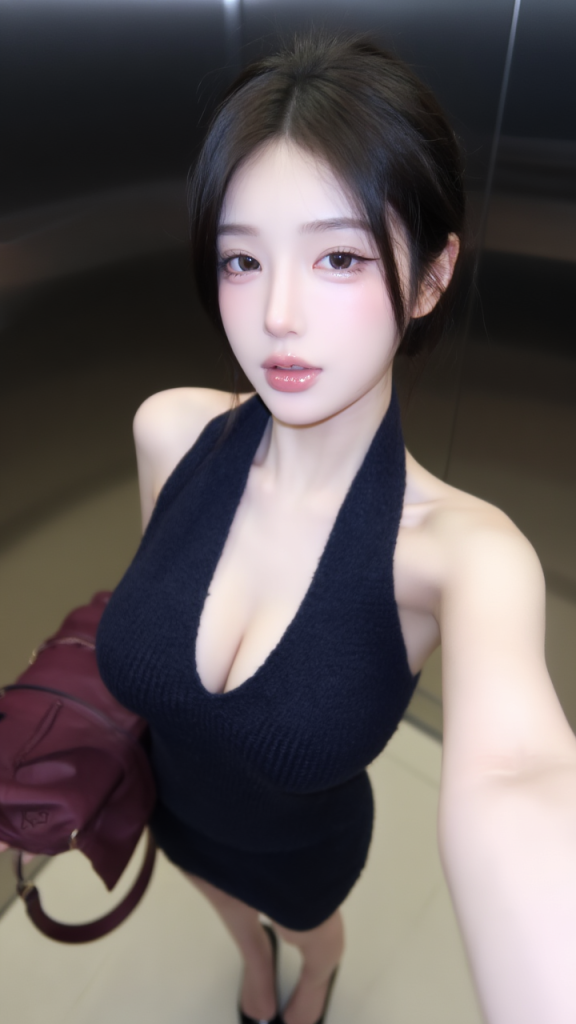 图片[8]-黑裙子裹着她，像裹着一杯没开封的烈酒，瓶身上的光，晃得你眼晕，也晃得你心痒-G站- AI精品资源站