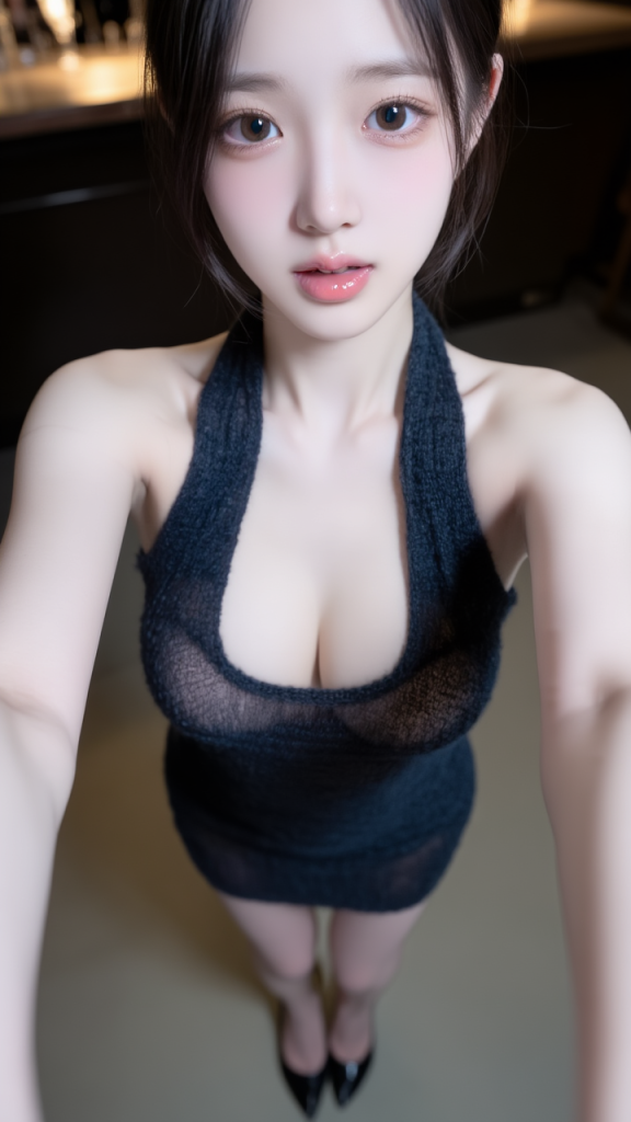 图片[1]-黑裙子裹着她，像裹着一杯没开封的烈酒，瓶身上的光，晃得你眼晕，也晃得你心痒-G站- AI精品资源站