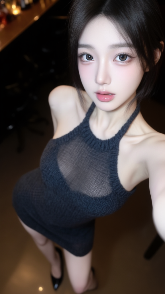 图片[2]-黑裙子裹着她，像裹着一杯没开封的烈酒，瓶身上的光，晃得你眼晕，也晃得你心痒-G站- AI精品资源站