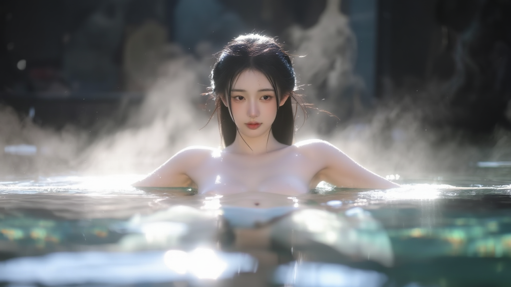 图片[1]-我不敢靠近，怕惊扰了这一池子的温柔，心跳跟着水里的光斑，晃个不停-G站- AI精品资源站