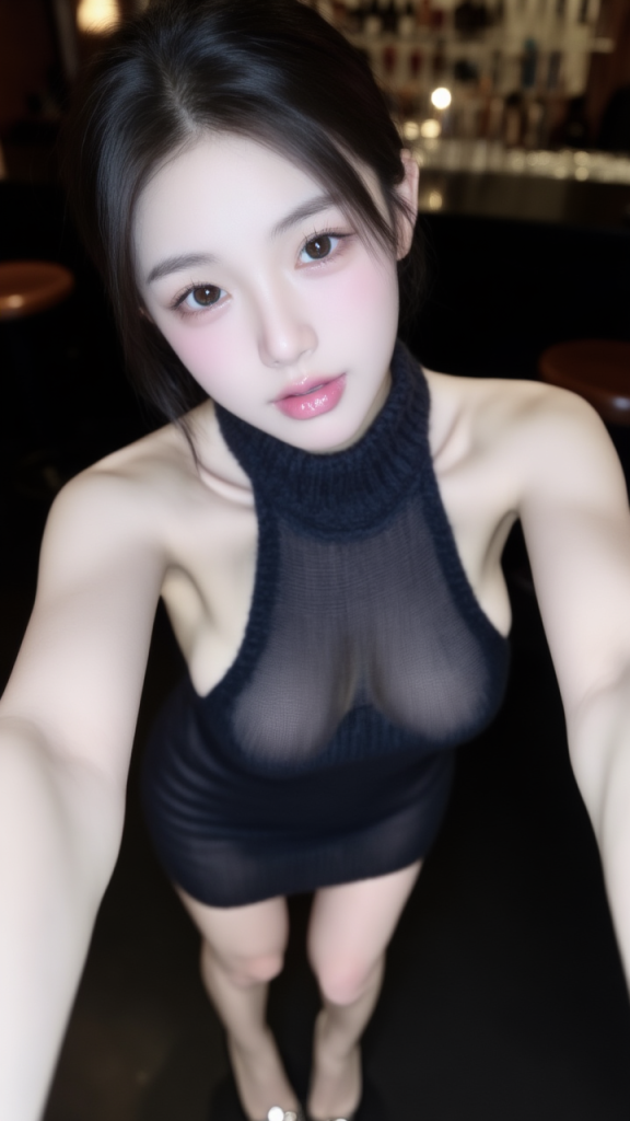 图片[5]-黑裙子裹着她，像裹着一杯没开封的烈酒，瓶身上的光，晃得你眼晕，也晃得你心痒-G站- AI精品资源站