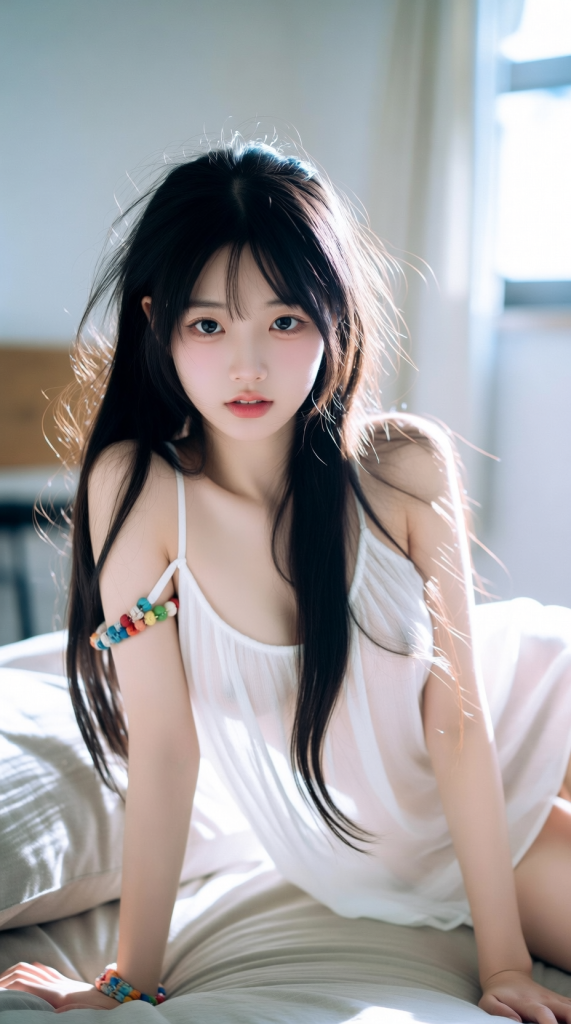 图片[3]-时光静好，青春靓丽的女孩室内摆拍-G站- AI精品资源站