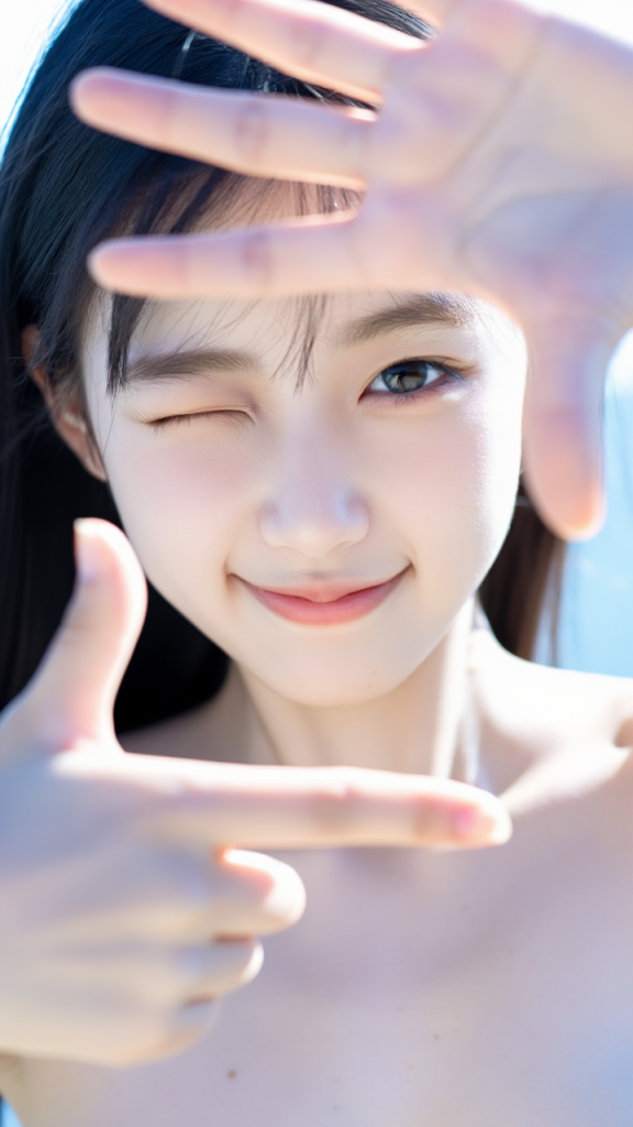 图片[1]-她是大自然的精灵，肌肤带着阳光的温度，声音被风揉得软软的-G站- AI精品资源站