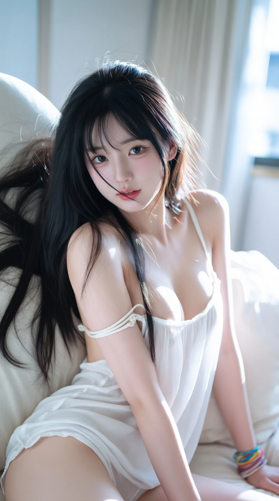 图片[6]-时光静好，青春靓丽的女孩室内摆拍-G站- AI精品资源站