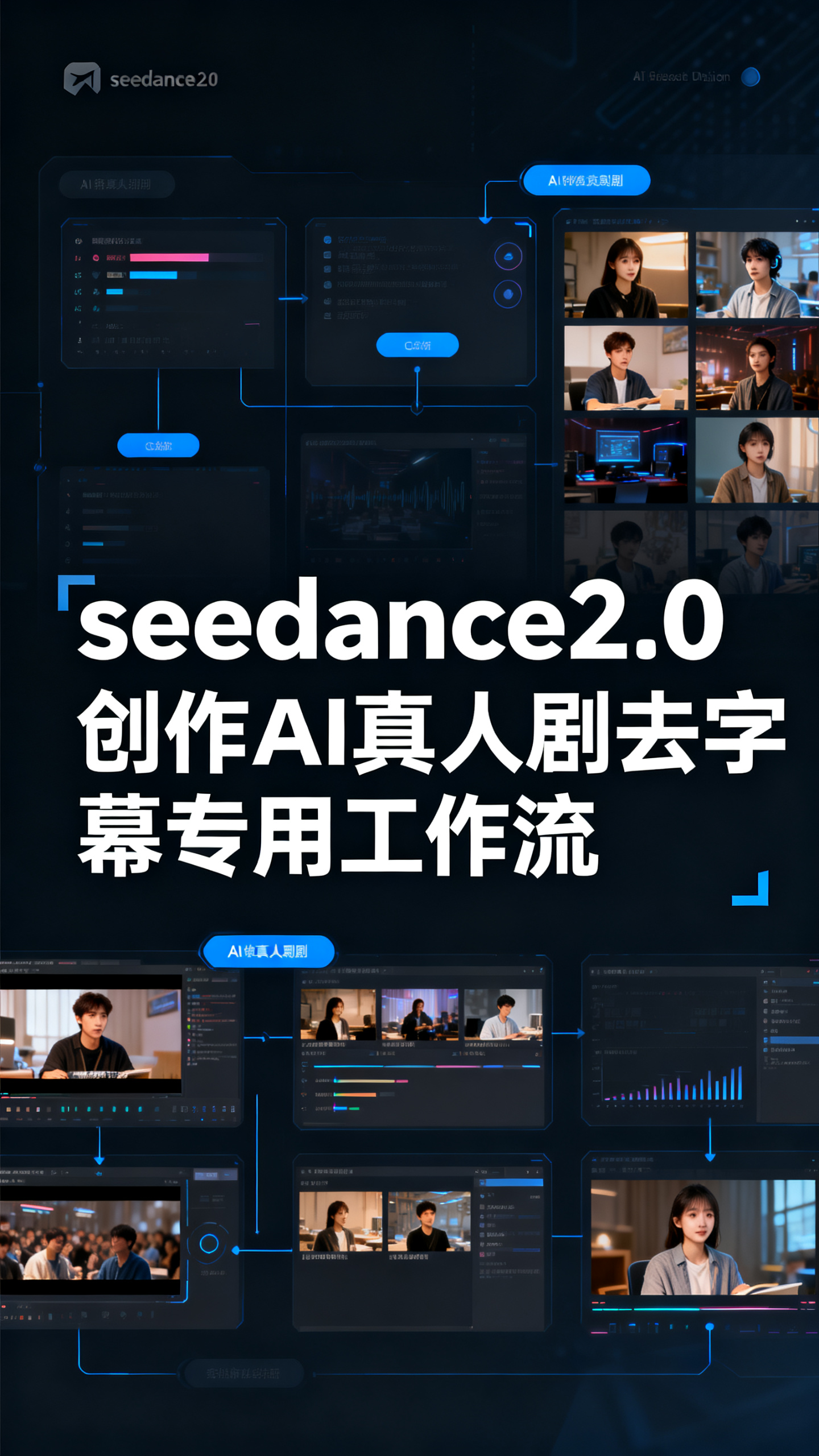 AI真人剧专用Seedance2.0视频去字幕工作流（钻石会员免费）-G站- AI精品资源站
